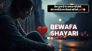 Bewafa Sad Shayari